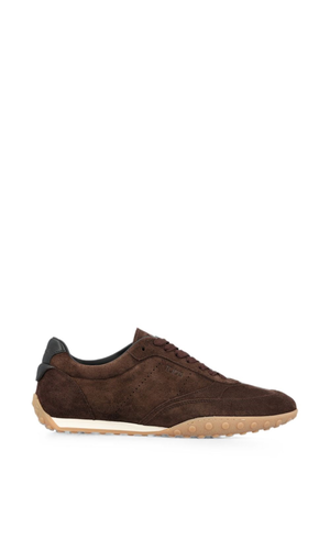 Suede leather sneakers