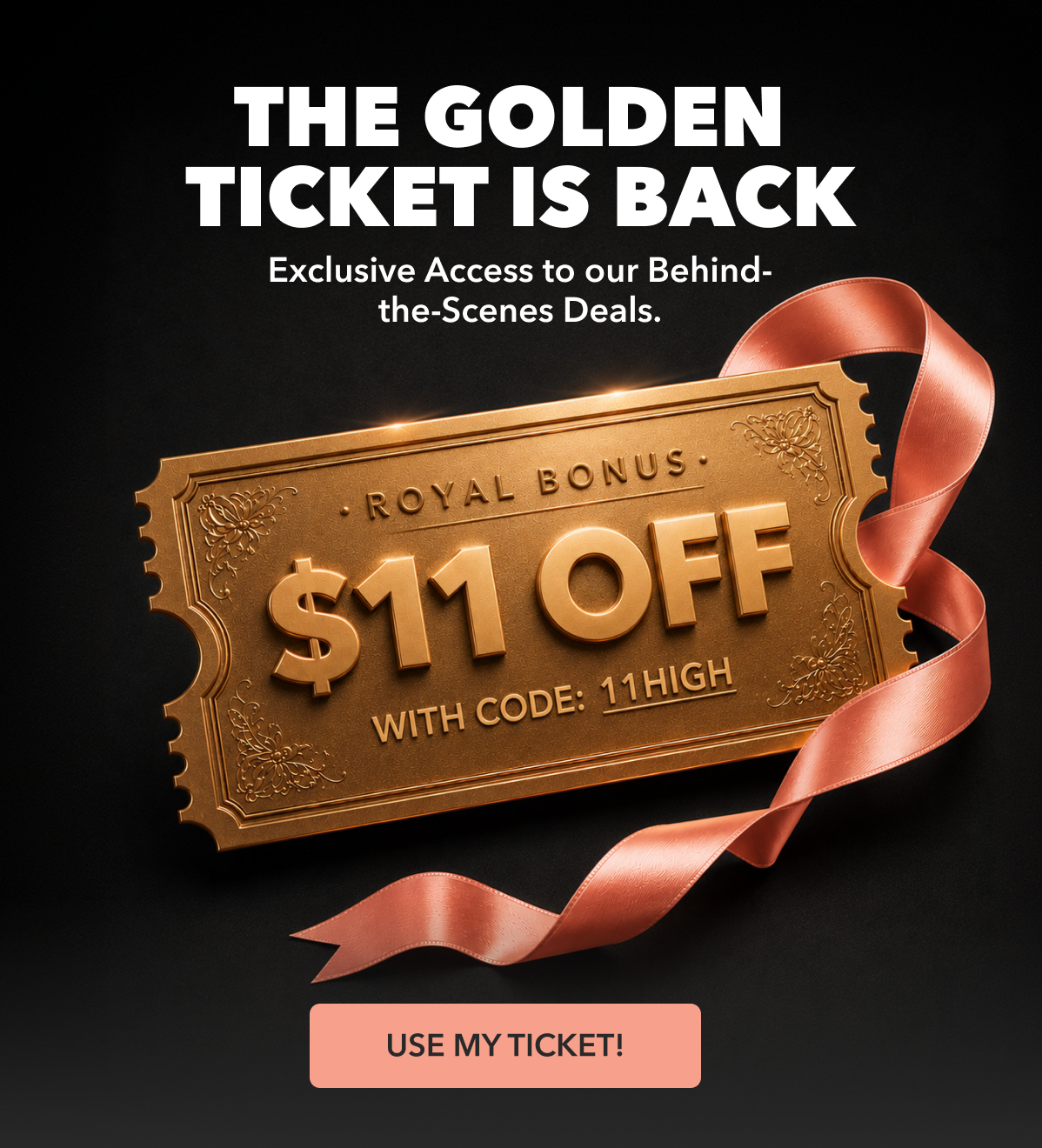 THE GOLDEN TICKET IS BACK