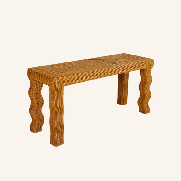 Wiggle Leg Console Table by Vivai Del Sud, 1970s
