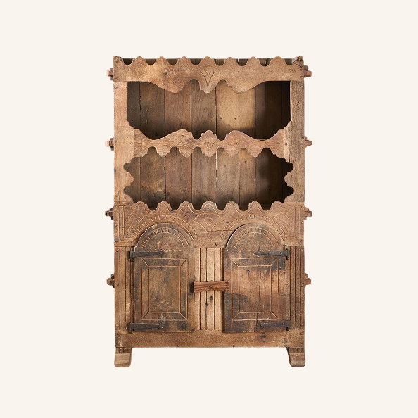 Spanish Pyrenean Folk Art Cupboard