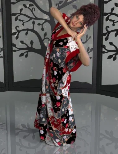 dForce Annika Dress For Genesis 9