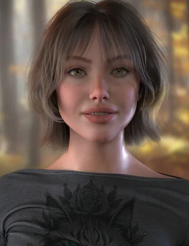 Kenzie Hair for Genesis 9