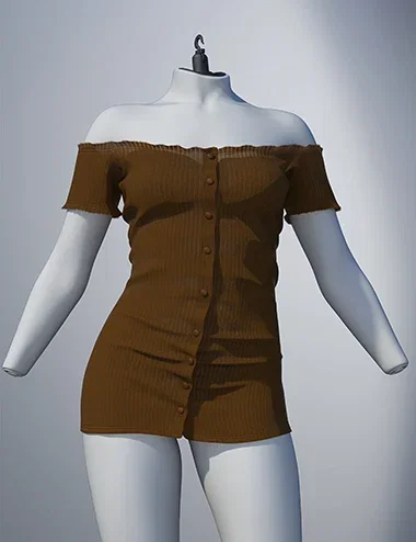 dForce SU Hot Girl Dress for Genesis 9