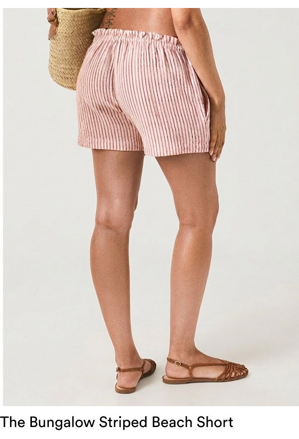 The Bungalow Striped Beach Short