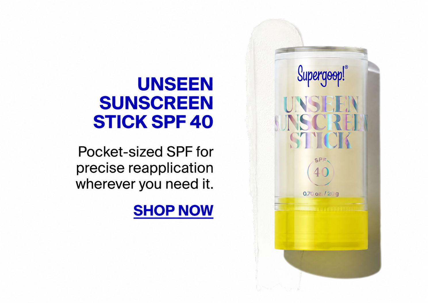 Unseen Sunscreen Stick SPF 40