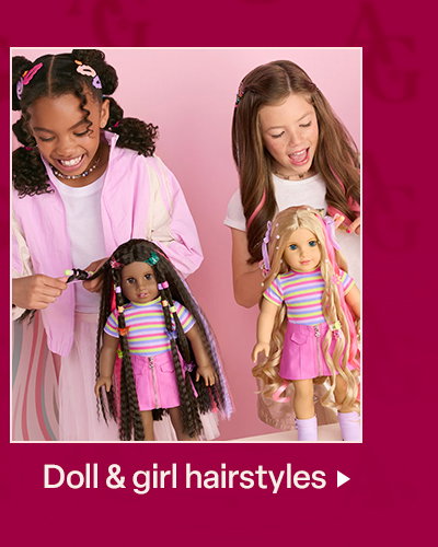 Doll & girl hairstyles 
