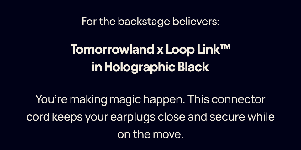 For the backstage believers