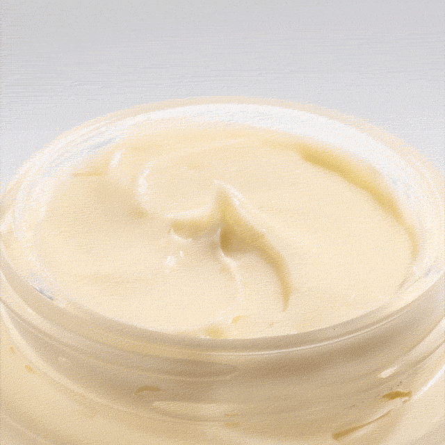 Open jar of the new Vitamin Enriched Face Base+.