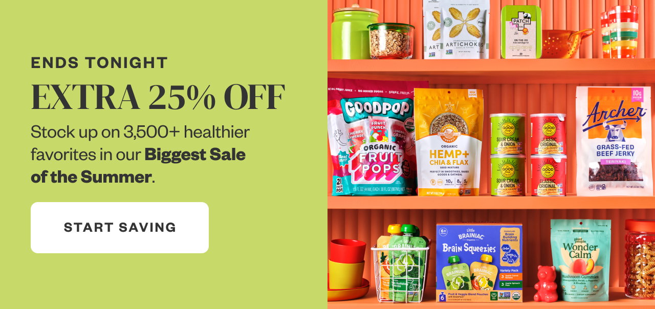 Ends Tonight: EXTRA 25% OFF. Start Saving.