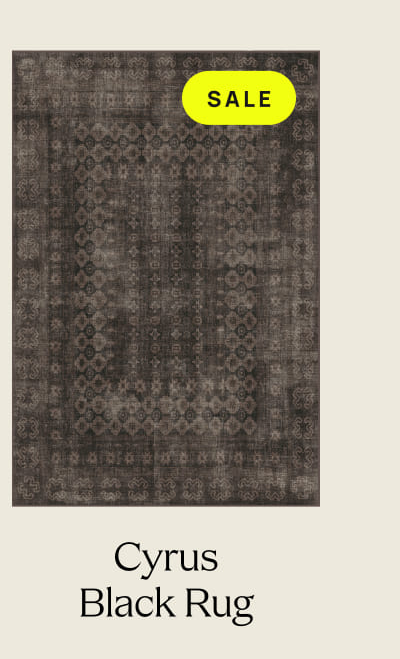 Cyrus Black Rug 