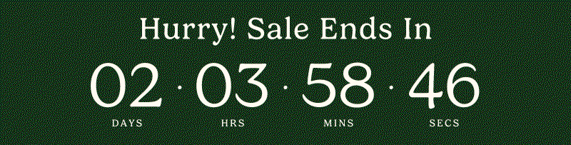 Hurry! Sale Ends Countdown Timer
