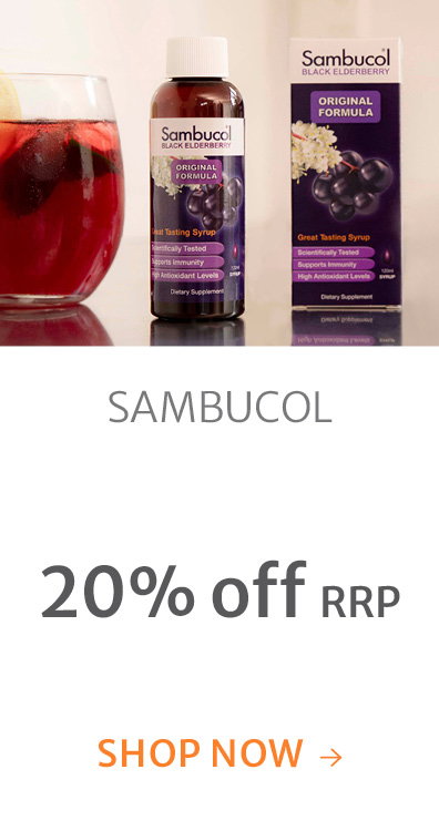 20% off RRP on Sambucol