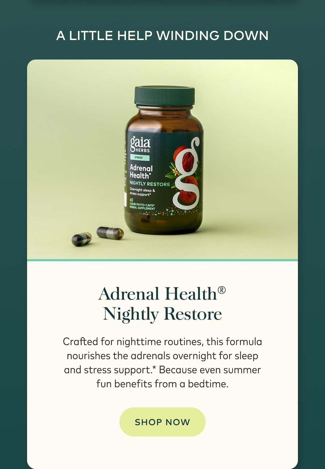Adrenal Health Nightly Restore
