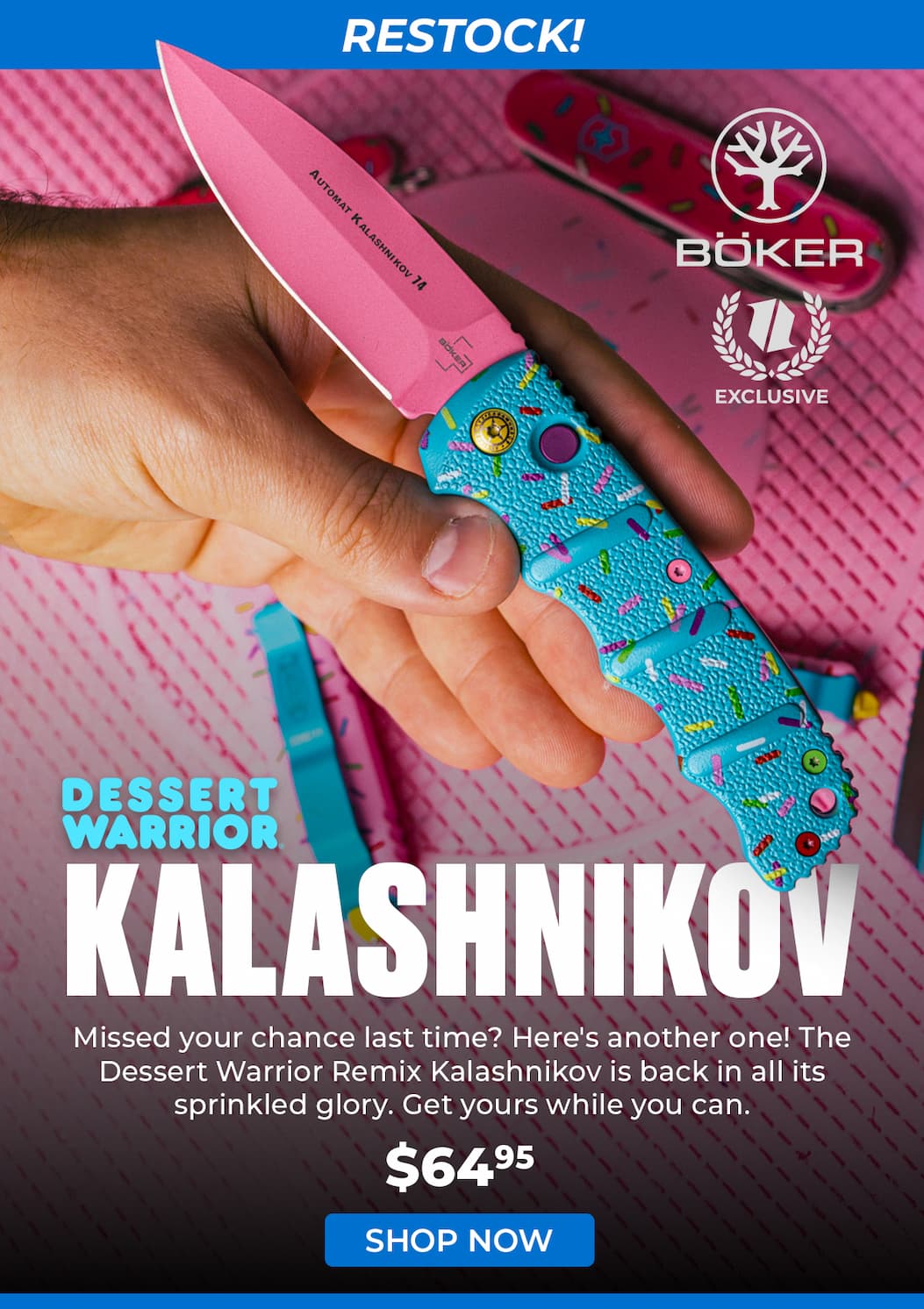Boker Dessert Warrior Remix Kalashnikov