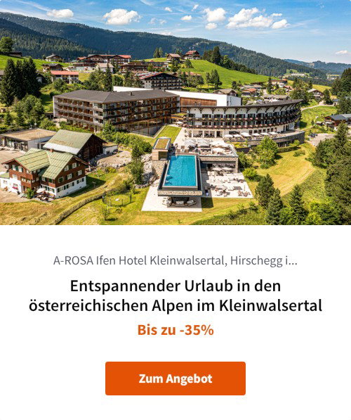 Entspannender Urlaub in den österreichischen Alpen im Kleinwalsertal