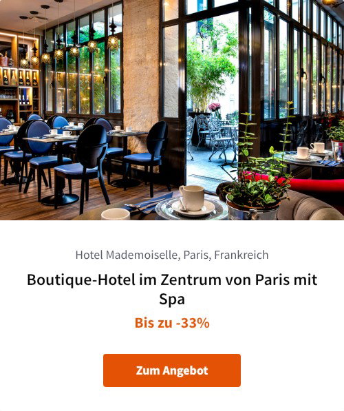 Boutique-Hotel im Zentrum von Paris mit Spa