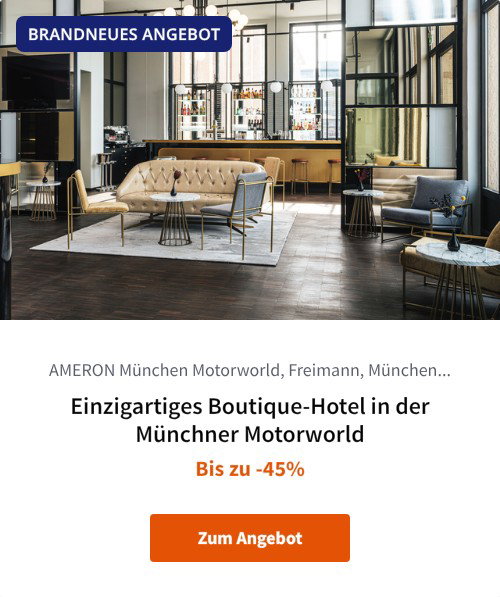 Einzigartiges Boutique-Hotel in der Münchner Motorworld