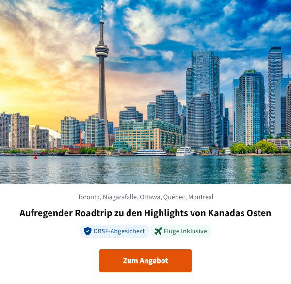 Aufregender Roadtrip zu den Highlights von Kanadas Osten