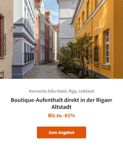 Boutique-Aufenthalt direkt in der Rigaer Altstadt