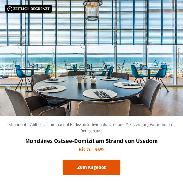 Mondänes Ostsee-Domizil am Strand von Usedom