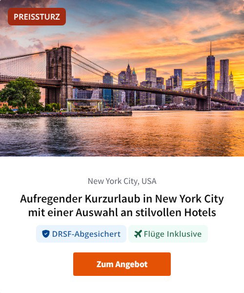 Aufregender Kurzurlaub in New York City mit einer Auswahl an stilvollen Hotels