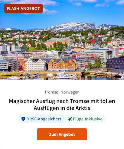 Magischer Ausflug nach Tromsø mit tollen Ausflügen in die Arktis
