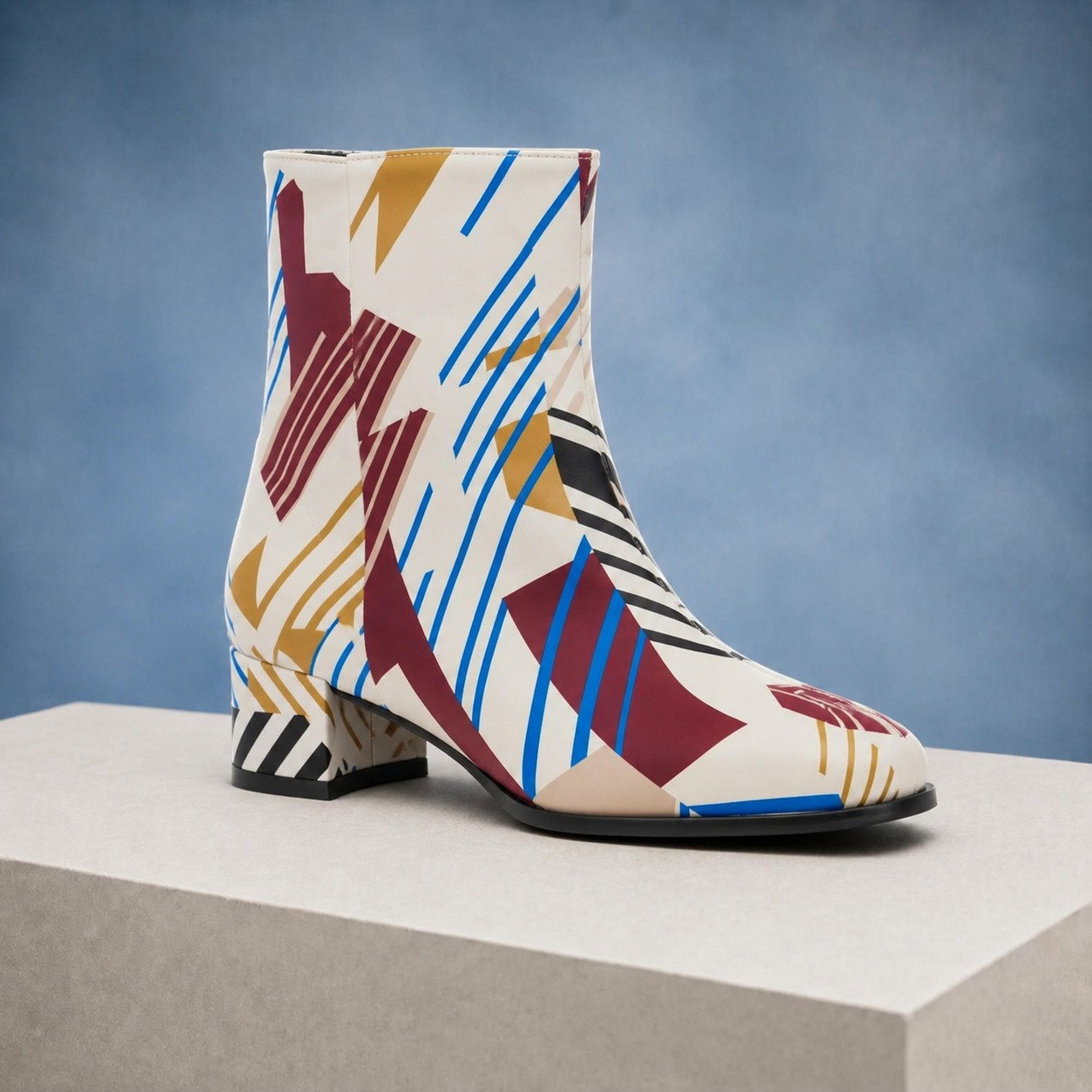 Modern Mosaic Lady Boot