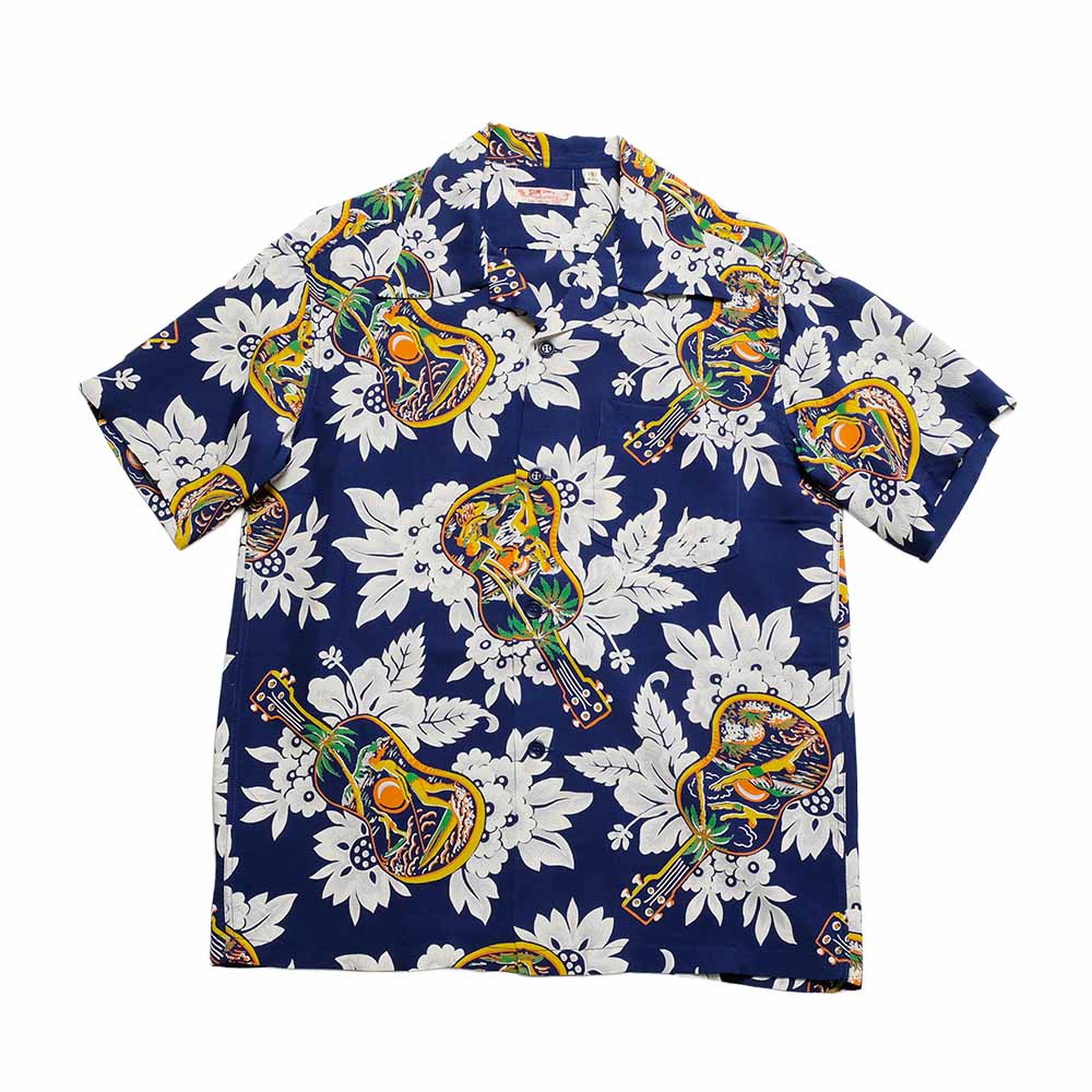 SUN SURF - S/S RAYON HAWAIIAN SHIRT - UKULELE MELODY - SS39613