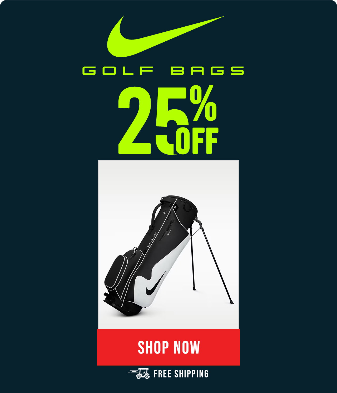 Nike Golf Bags | 25% OFF + Free Shipping