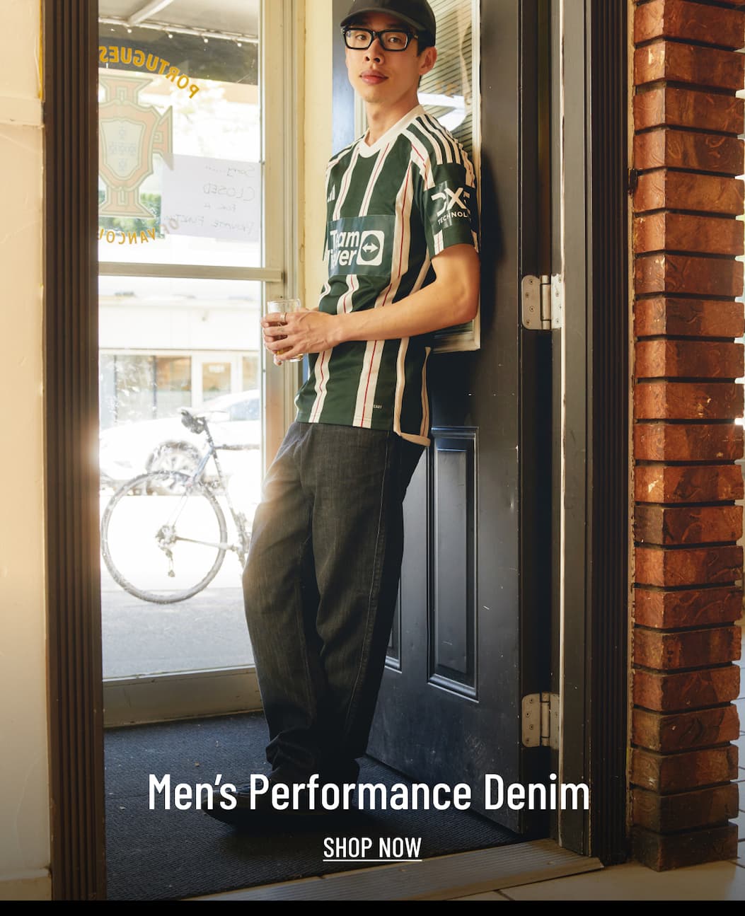 Shop men's performance denim