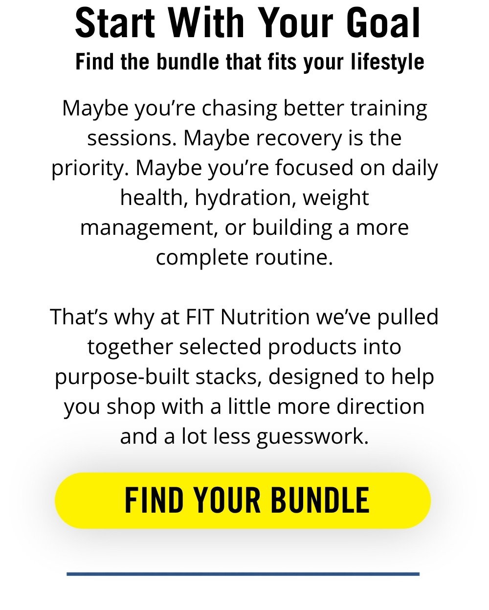 FIT BUNDLES
