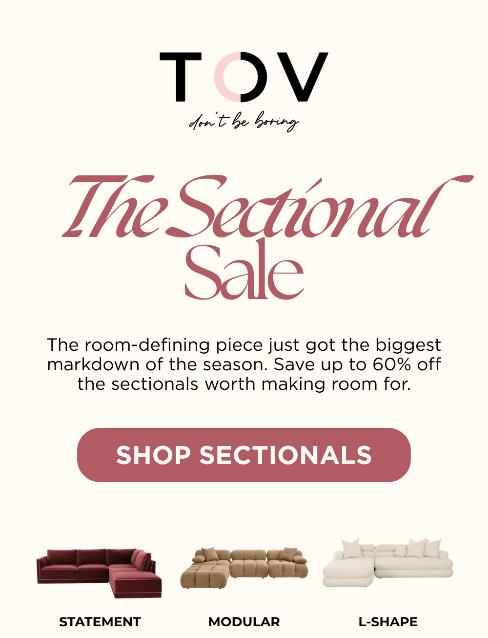 Shop Ssectionals