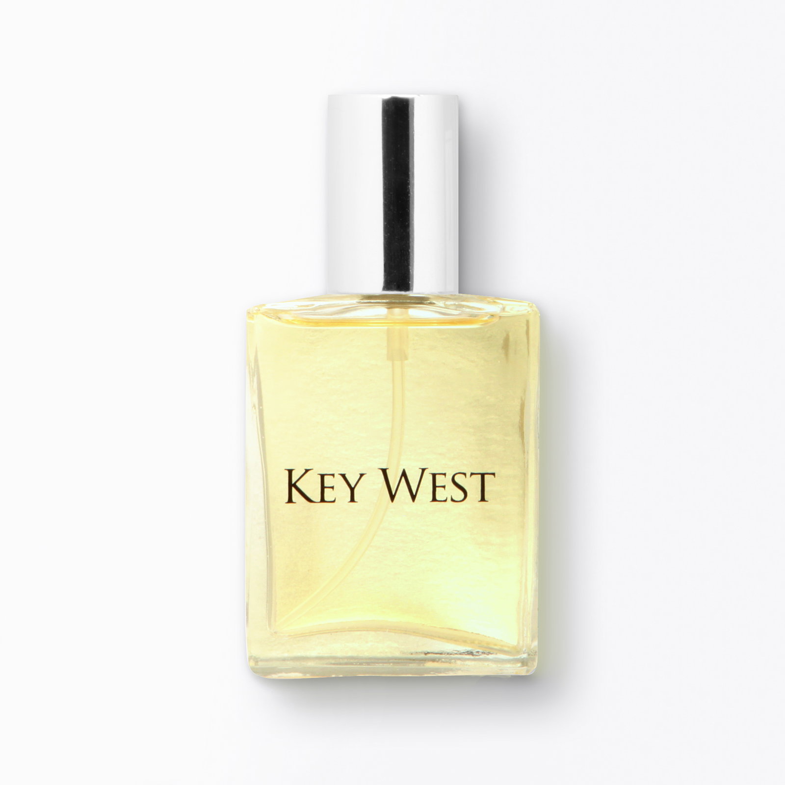 a bottle of Key West for Men Cologne sitting on a white background