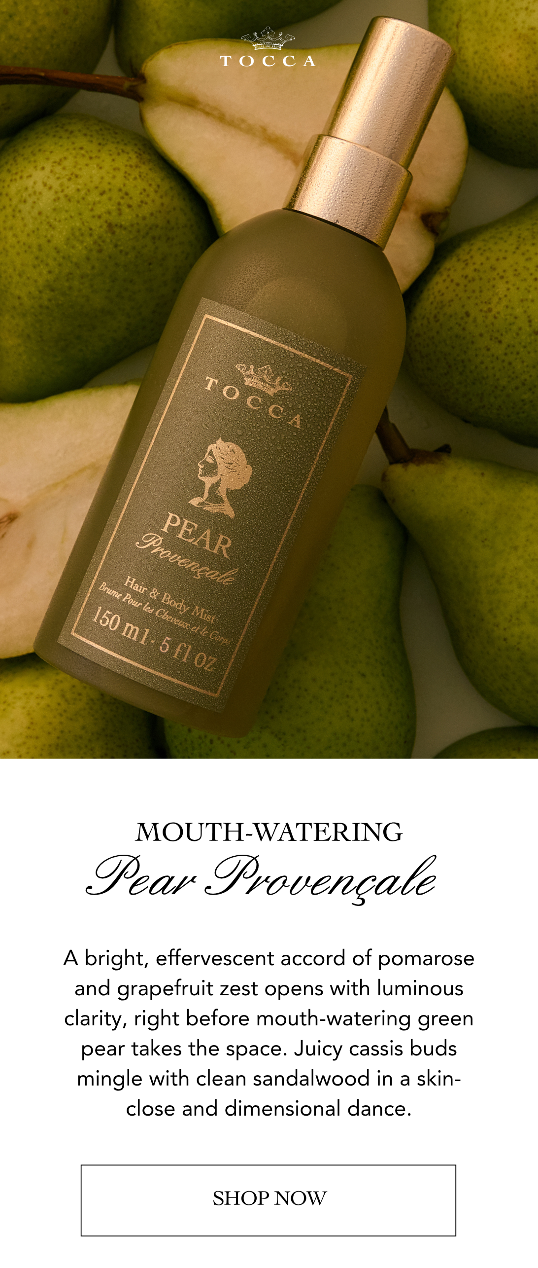 NEW: Pear Provençale Hair & Body Mist