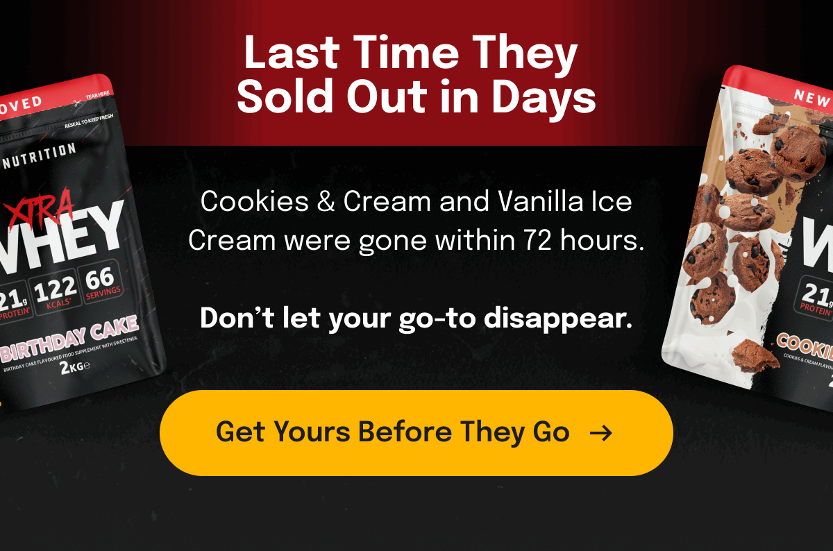 Last Time They Sold Out in Days | Cookies & Cream and Vanilla Ice Cream were gone within 72 hours. Don't let your go-to disappear. [Get Yours Before They Go]