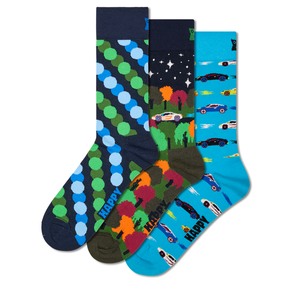 3-Pack Car Socks