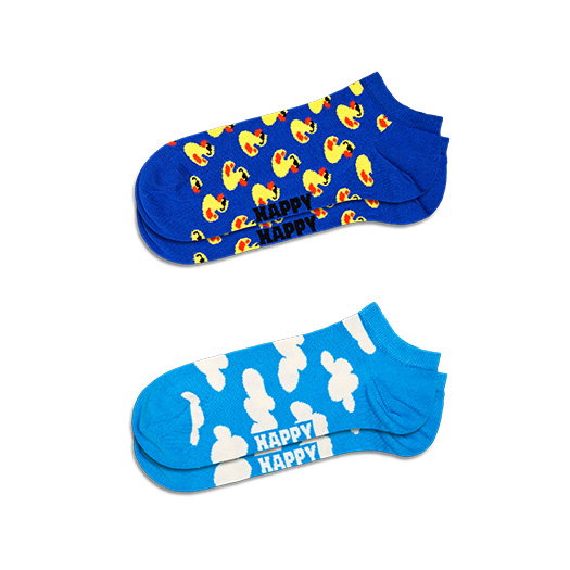 2-Pack Rubber Duck Low Socks