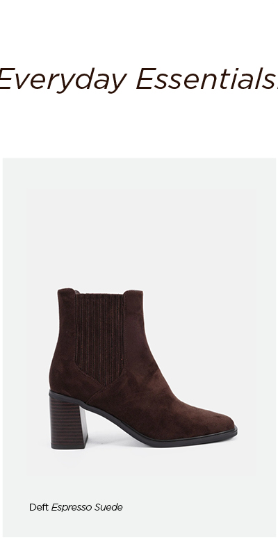 Deft Espresso suede