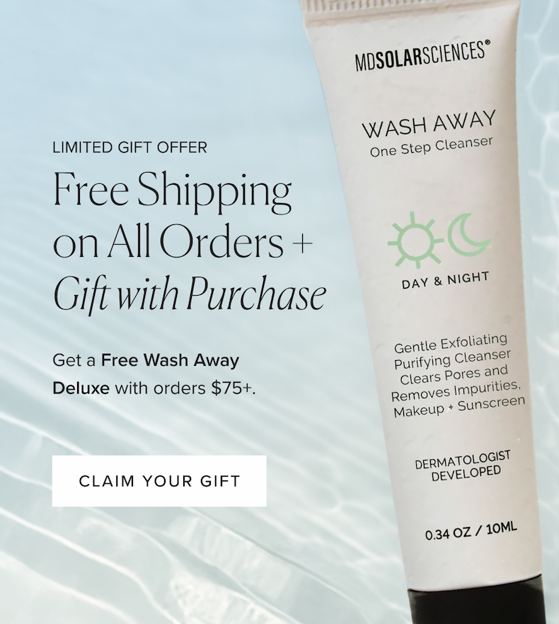 Free shipping on all orders + Gift with purchase