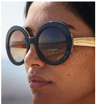 Ruby Rocks Big is Better Sunglasses Matt Black & Gold