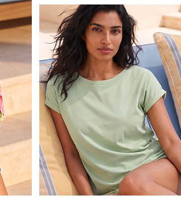 Stretch Cotton Jersey T-Shirt