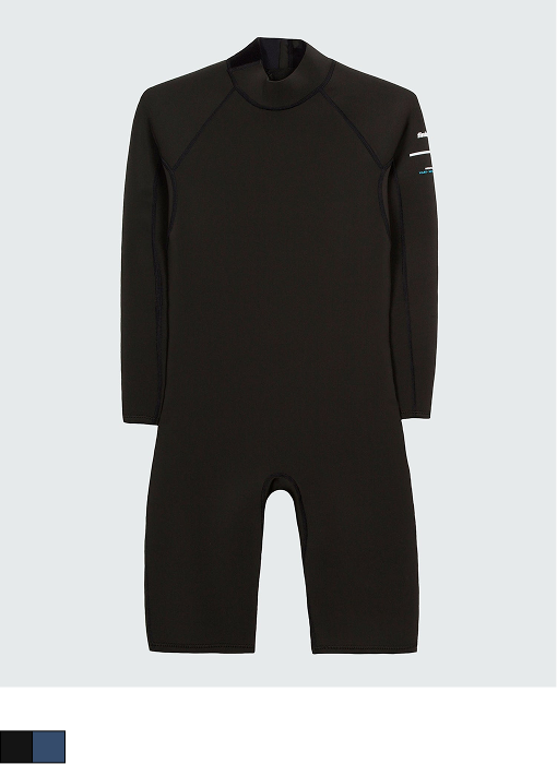 Men's Nieuwland 2mm Yulex® Back Zip Long Sleeve Shorty Wetsuit