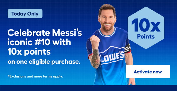 Celebrate Messi's iconic #10 with 10x points