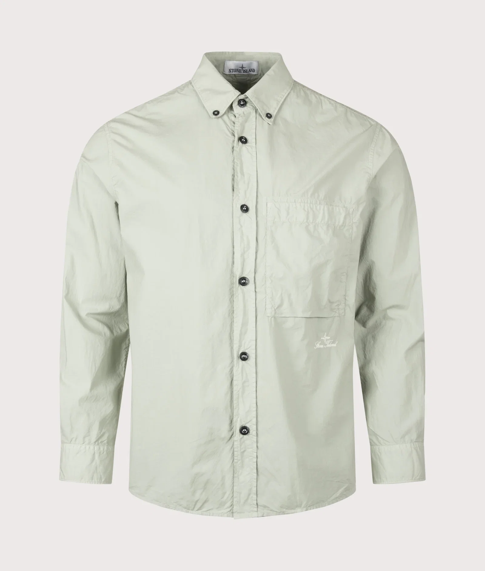 Comfort Fit Organic Cotton Tela 'Paracadute' Overshirt