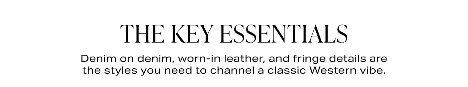 Shop The Key Essentials
