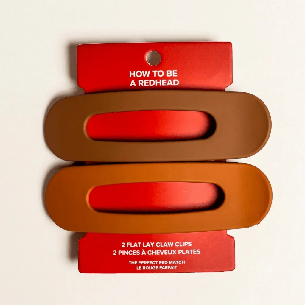 Image of Redhead Flat Lay Claw Clips