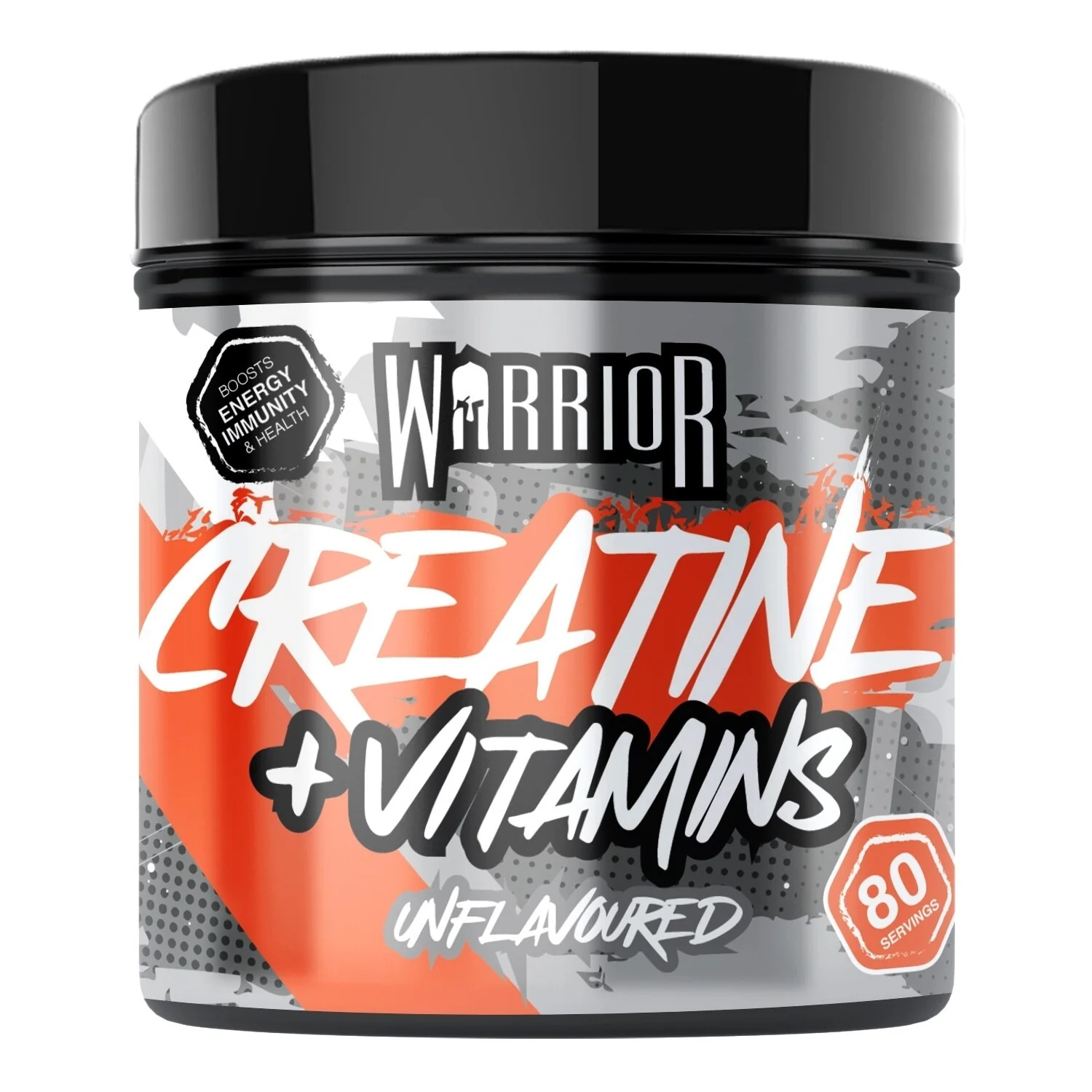Image of Warrior Creatine Plus Vitamins Unflavoured - 80 Servings