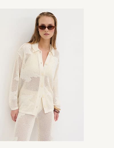 Mireille Knit Oversized Shirt