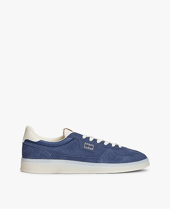 The Greenwich Wildleder Sneaker Mit Metallic Logo