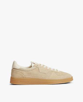 The Greenwich Wildleder Sneaker Mit Metallic Logo